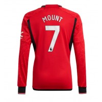 Manchester United Mason Mount #7 Hemmatröja 2023-24 Långa ärmar